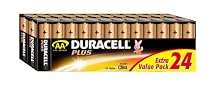 Duracell Plus Alkaline AA Batteries Pack of 24 MN1500