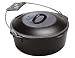 Lodge Logic Cast Iron Dutch Oven with Spiral Handle