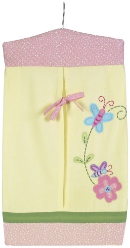 Sumersault Charlotte Diaper Stacker, Yellow.