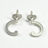 Lot de 2 gonds crosse PM Argent