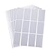 Scratch-Off Stickers - 300-Pack Rectangular Sticker Labels, Self-Adhesive Peel and Stick DIY Rectangle Labels for Wedding Games, Fundraisers, Promotions, Silver, 2 x 1 inches