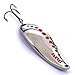Hisea Long Casting Metal Spoons Spinnerbaits Bleeding Shad Nice Action Hard Spinner Fishing Lures for Bass & Walleye