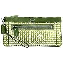 AUTHENTIC COACH PENELOPE OP ART CLUTCH 13166 (Lime)
