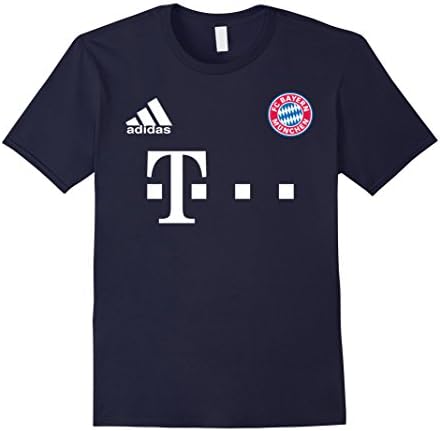 Men's Bayern T-shirt Germany Soccer Deutschland tshirt Jersey 2XL Navy