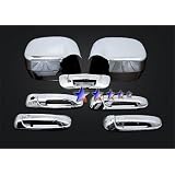 02-08 Dodge Ram Chrome 4 Door+Mirror+Tailgate Handle Covers Combo by APS