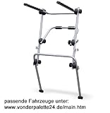 HECKTRÄGER Fahrradträger MAIN PROFESSIONAL für 3 Räder ALUlook TÜV