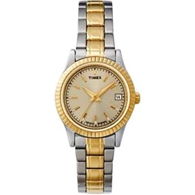 Timex - T2M559 PF - Timex Original - Quartz analogique - Montre Femme - Bracelet en acier inoxydable or et argent