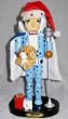 11.5" Elvis Presley in Santa Hat with Presents Wooden Christmas Nutcracker