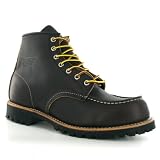 Red Wing 6-Inch Lug 08146 Dark Brown Leather Mens Boots