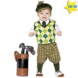 Kids Future Golfer Halloween Costume & Golf Bag Toys