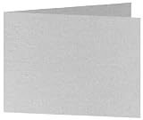 A7 Book Fold - 5 1/8 x 7 - Stardream Silver (50 Pack)