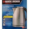 Black & Decker 1.7L Electric Cordless Stainless Steel Kettle