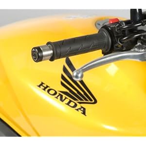 【クリックで詳細表示】R＆G(アールアンドジー) バーエンドスライダー ブラック CB1300SF[SC54](03-) CBR1000RR(04-13) 400X[NC47](13-) CBR400R[NC47](13-) CB400F[NC47](13-) CBR250R[MC41](11-) RG-BE0007BK