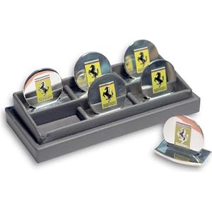 Ferrari silver place cards set - 6 set