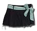 Uniform Skirts - Steve and Barrys Gray Rough edged hem skirt with blue sash bow Size 4