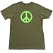 Peace Sign Neon Green T-Shirt