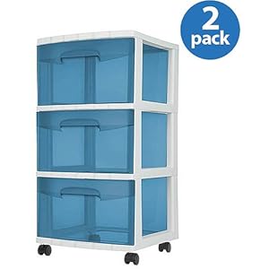 sterilite drawer cart narrow amazon storage walmart beanie baby toys