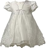 KID Collection Baby-Girls Sheer Elegance Christening Baptism Dress & Cape