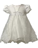 KID Collection Baby-Girls Sheer Elegance Christening Baptism Dress & Cape