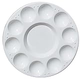 10-well Round Plastic Palette