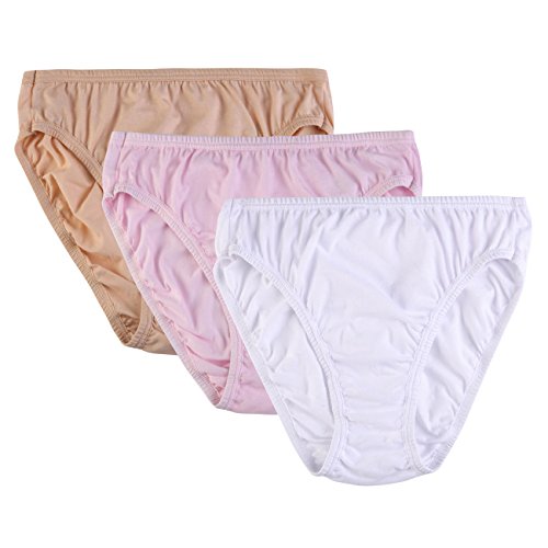 Wingslove 3 Pack Womens Comfort Soft Cotton Plus Size Underwear High