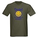 Atheist Smiley Face Dark T-Shirt