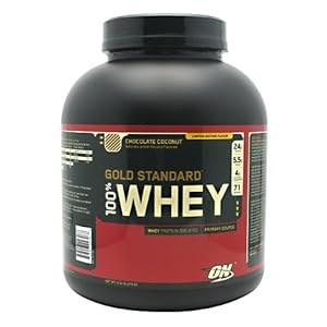 Optimum Nutrition Gold Standard Whey Chocolate Coconut -- 5 lbs
