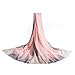 Ysiop Women Gradient Scarf Tassel Sunscreen Shawl Beach Wrap with Gift Bag