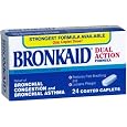 BRONKAID (3 PACK SPECIAL) DUAL ACTION CAPLET 3 BX OF 24 CAPSULES (72 TOTAL)