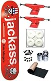 Element Bam Margera Jackass Red Complete Skateboard