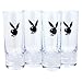 Kitchen & Housewares : PLAYBOY BLACK BUNNY HEAD LOGO SHOT GLASSES x 4