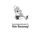 Eigenschaften Nici 60488 / NICI Jolly Mäh, Postkarte, Du bist bestimmt bald wieder fit...