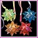 12 Flashing Sparkling Star-Shaped Ball Necklaces