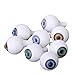 8 PCs Round Acrylic Doll Eyes Eyeballs Halloween Props 18mm