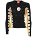 Pittsburgh Steelers Black Ladies Tie Dye Long Sleeve T-shirt