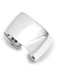 Sterling Silver 40mm Cuff Bangle Bracelet
