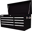 HOMAK BK02008410 41-Inch SE Series 8-Drawer Top Chest - Black