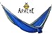 Apache Outdoor Nylon Camping Hammock for Two, Premium, Lightweight, Compact & Portable for Camping, Hiking, Backyard Lounging & More Made of Durable Parachute Nylon