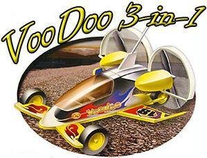 Childrens Toyshop  Toys : VooDoo 3 in 1 Radio Controlled Boat Plane and Car