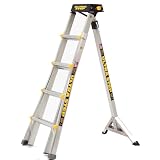 Little Giant 11580 Ultra Step 5-to-8-Foot 300-Pound Duty Rating Adjustable Aluminum Stepladder