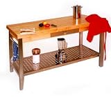 John Boos & Co. Cucina Americana Cucina Grande Work Table with Drop Leaf 48x28x35