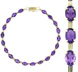 9.0 ct. tw. Amethyst Oval-Cut Bracelet