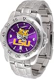 LSU Sport Anonized Men's Steel Band Watch