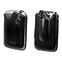 PREMIUM CELLET SIGNATURE EXECUTIVE LEATHER POUCH CASE WITH REMOVABLE SPRING CLIP for BLACKBERRY CURVE 8300, 8310, 8320, 8330 - RETAIL PACKAGING