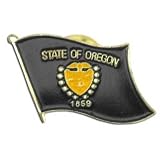 Oregon Flag Lapel Pin