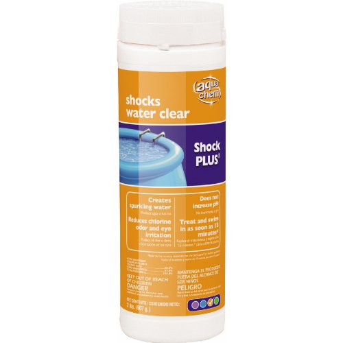 Aqua Chem Shock Plus for Small Vinyl Pools, 2-Pound