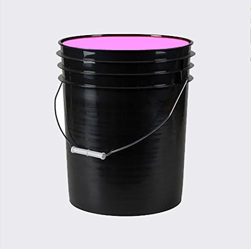 5-Gallon Semi Washable Neon Uv Glow Paint for Posters, Temporary Decorations, and More - Pink