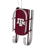 Texas A&M Aggies Official NCAA Sled Christmas Ornament by Forever Collectibles 377554