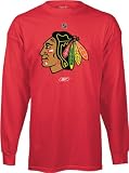 Chicago Blackhawks -Red- Primary Logo Long Sleeve T-Shirt