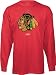 Chicago Blackhawks -Red- Primary Logo Long Sleeve T-Shirt